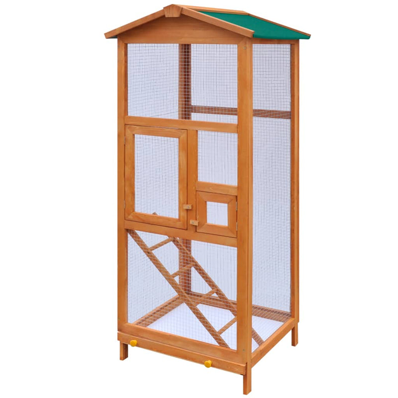 Dealsmate  Bird Cage Wood 65x63x165 cm