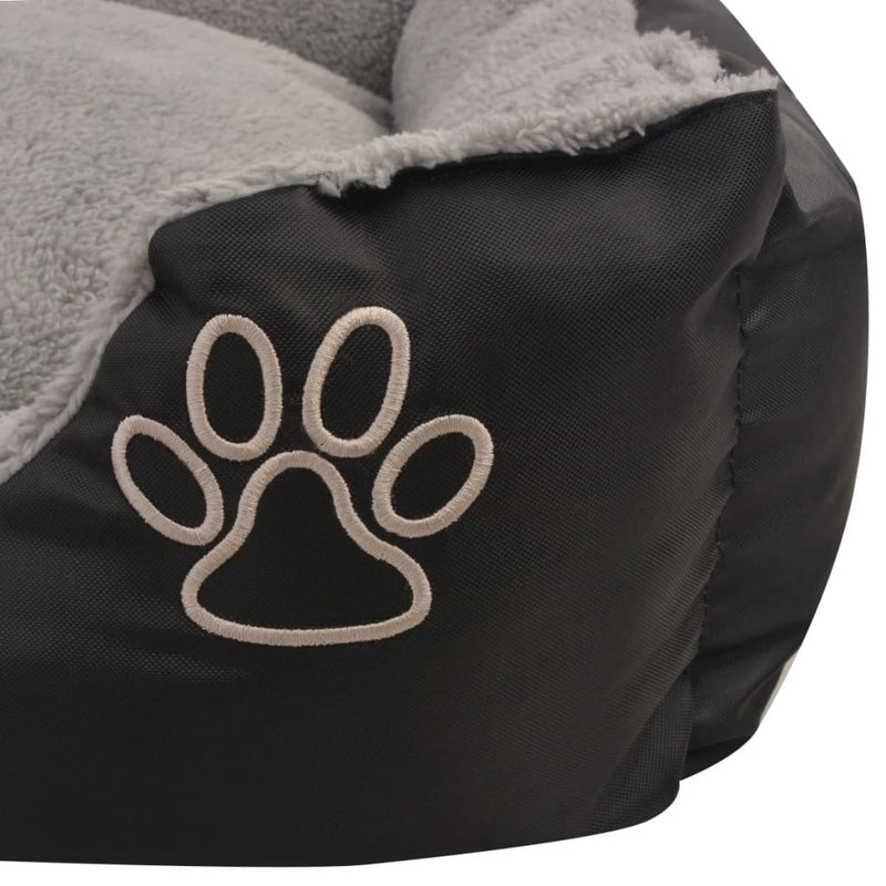 Dealsmate  Dog Bed with Padded Cushion Size XXL Black