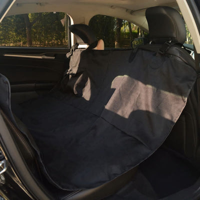 Dealsmate  Pet Rear Car Seat Cover 148x142 cm Black
