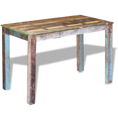 Dealsmate  Dining Table Solid Reclaimed Wood 115x60x76 cm