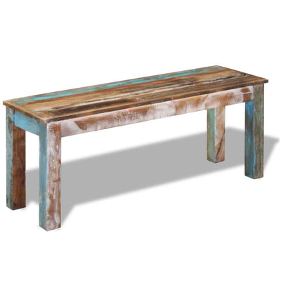 Dealsmate  Bench Solid Reclaimed Wood 110x35x45 cm