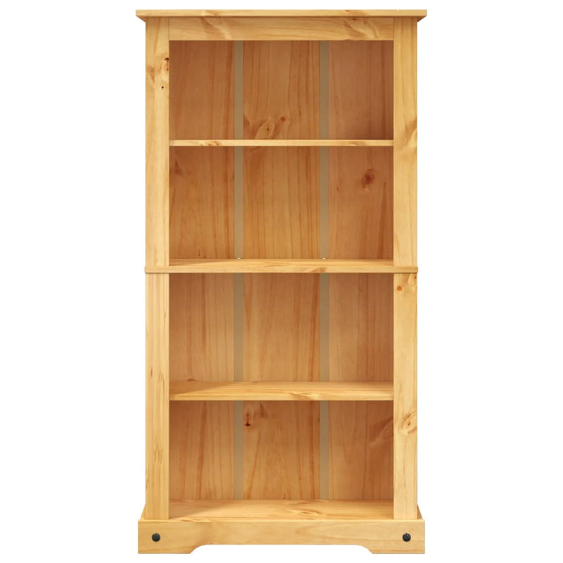 Dealsmate  4-Tier Bookcase Mexican Pine Corona Range 81x29x150 cm