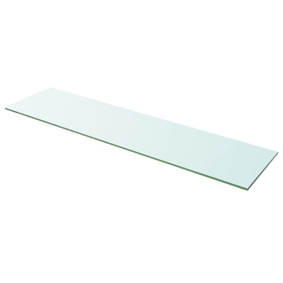 Dealsmate  Shelf Panel Glass Clear 100x25 cm