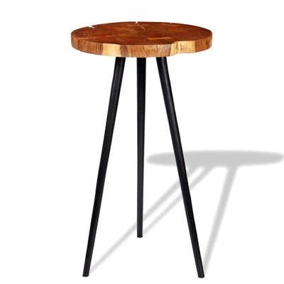 Dealsmate  Log Bar Table Solid Acacia Wood (55-60)x110 cm