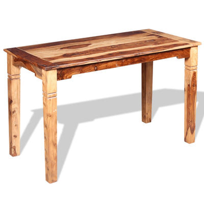 Dealsmate  Dining Table Solid Sheesham Wood 120x60x76 cm