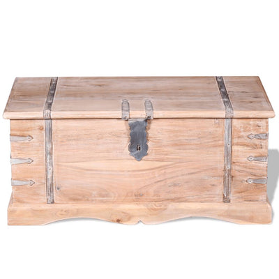 Dealsmate  Storage Chest Solid Acacia Wood