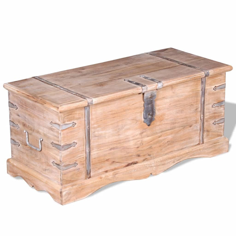 Dealsmate  Storage Chest Solid Acacia Wood