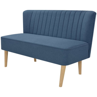 Dealsmate  Sofa Fabric 117x55.5x77 cm Blue