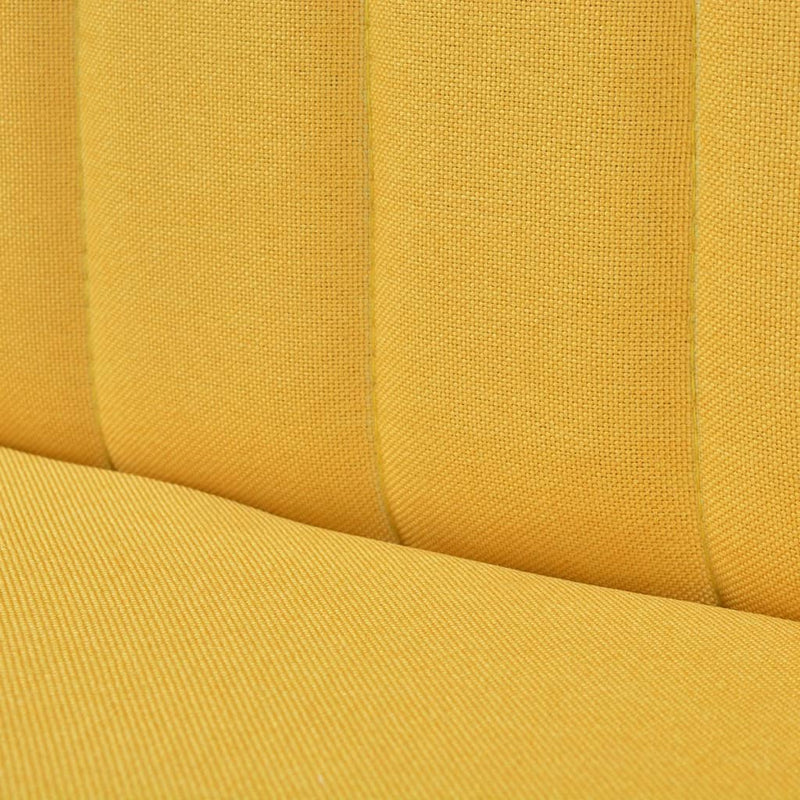 Dealsmate  Sofa Fabric 117x55.5x77 cm Yellow