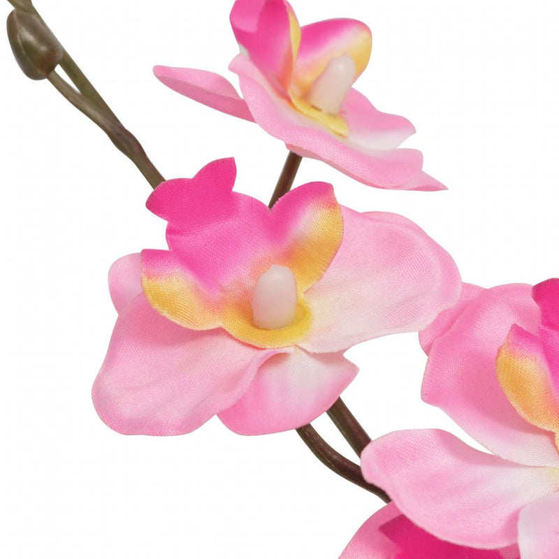 Dealsmate  Artificial Orchid Plant with Pot 30 cm Pink