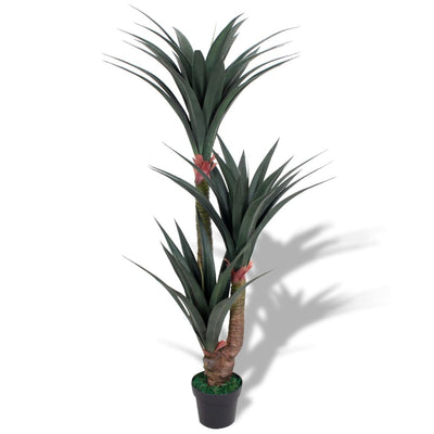 Dealsmate  Artificial Yucca Plant with Pot 155 cm Green