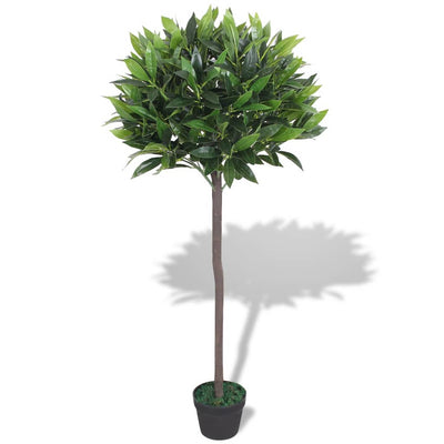 Dealsmate  Artificial Bay Tree Plant with Pot 125 cm Green