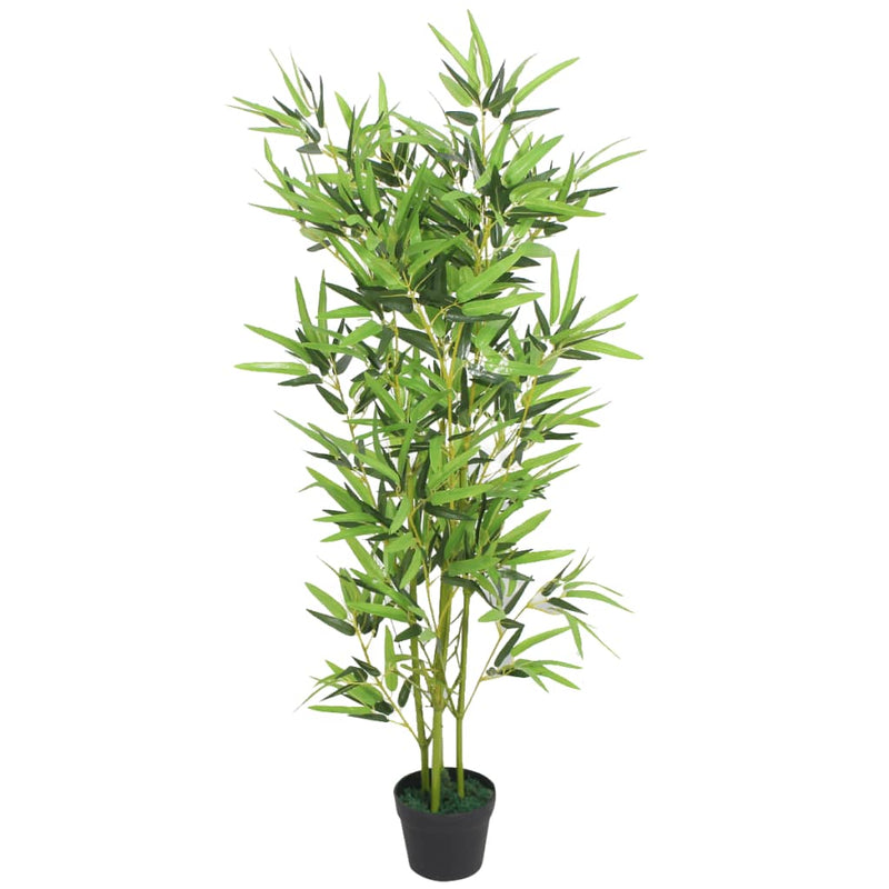 Dealsmate  Artificial Bamboo Plant with Pot 120 cm Green