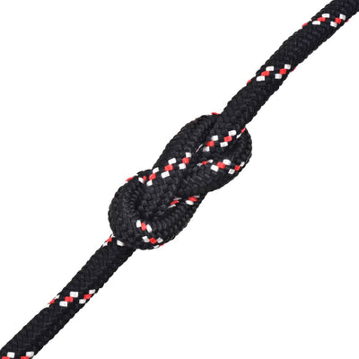 Dealsmate  Marine Rope Polypropylene 10 mm 50 m Black
