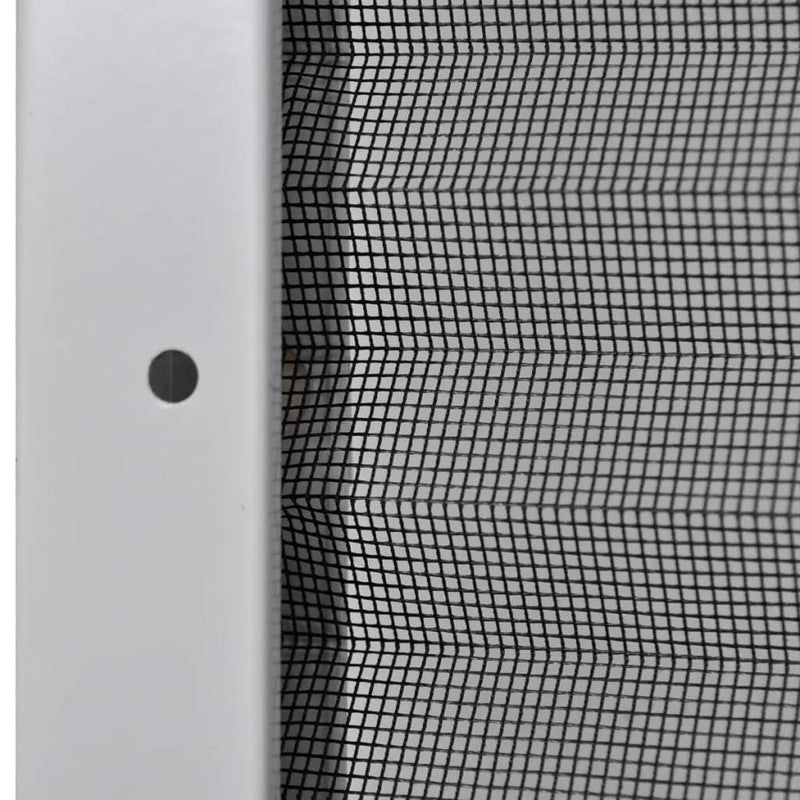 Dealsmate  Plisse Insect Screen for Windows Aluminium 130x100 cm