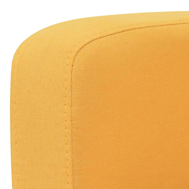 Dealsmate  2-Seater Sofa 135x65x76 cm Yellow