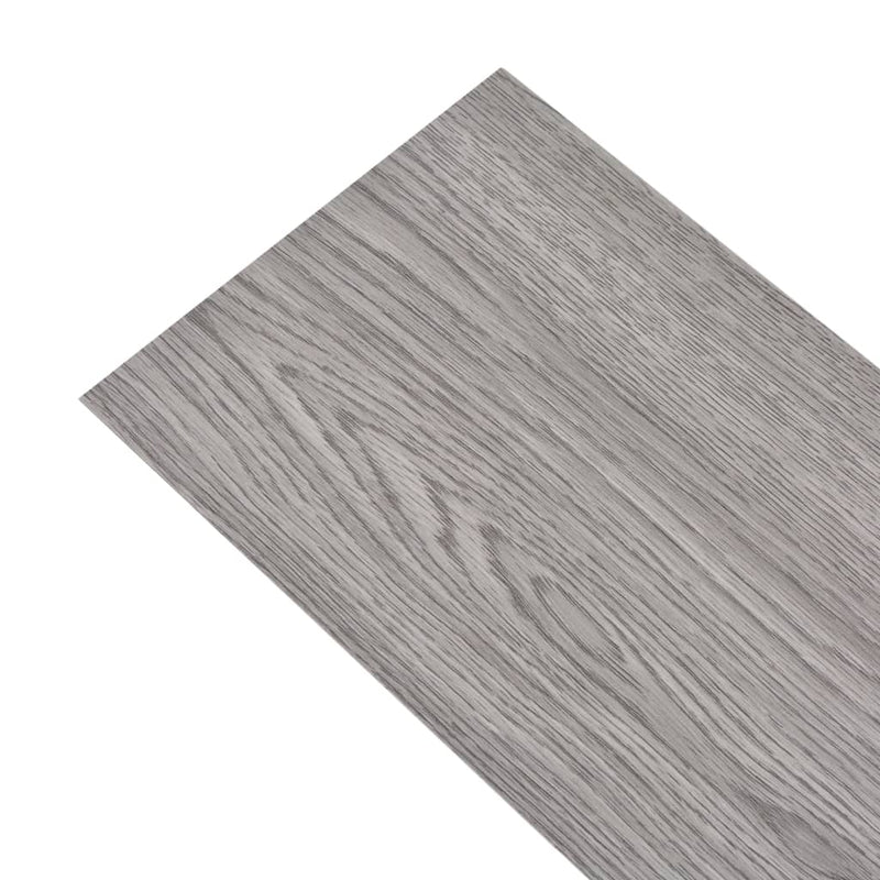 Dealsmate  Self-adhesive PVC Flooring Planks 5.02 m² 2 mm Dark Grey