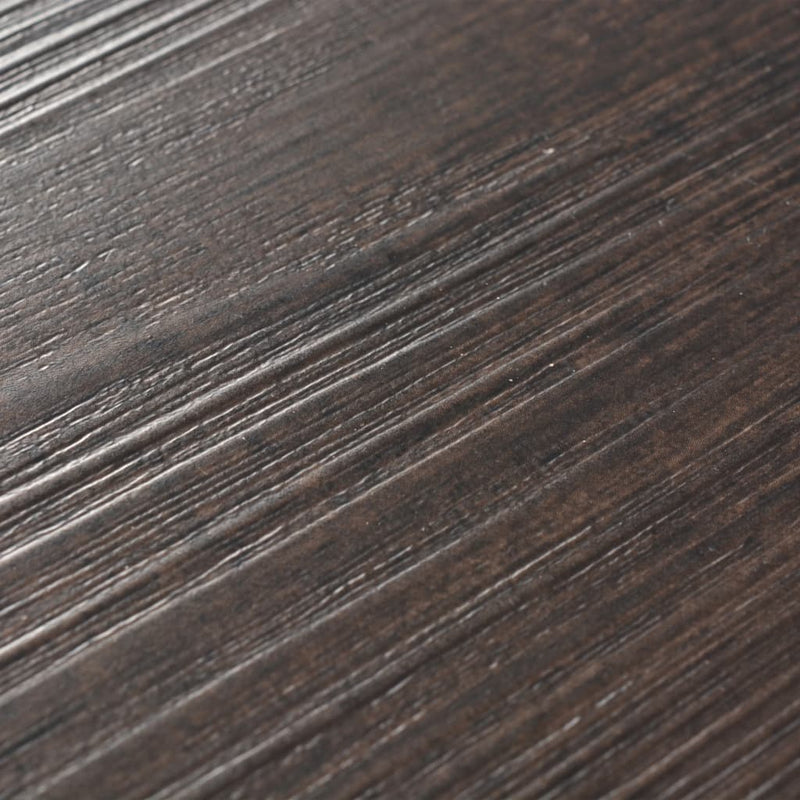 Dealsmate  Self-adhesive PVC Flooring Planks 5.02 m² 2 mm Dark Brown