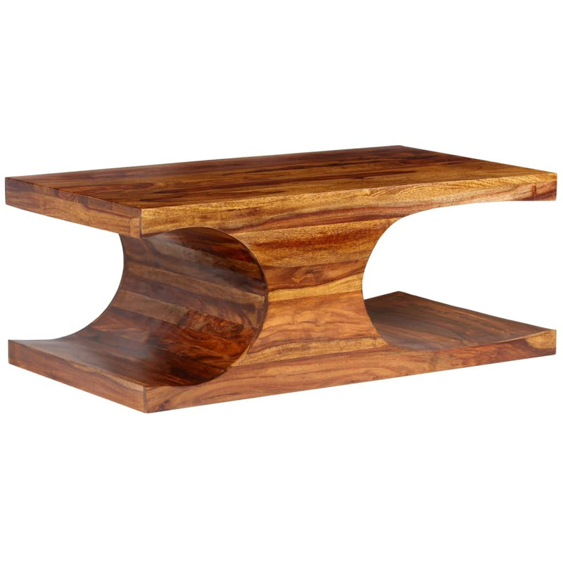 Dealsmate  Coffee Table Solid Sheesham Wood 90x50x35 cm