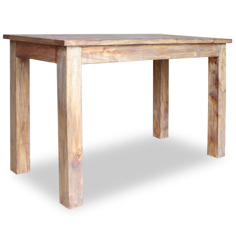 Dealsmate  Dining Table Solid Reclaimed Wood 120x60x77 cm