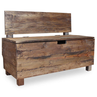 Dealsmate  Bench Solid Reclaimed Wood 86x40x60 cm