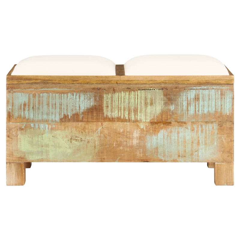 Dealsmate  Storage Bench Solid Reclaimed Wood 80x40x40 cm