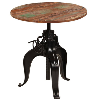 Dealsmate  Bar Table Solid Reclaimed Wood 75x(76-110) cm