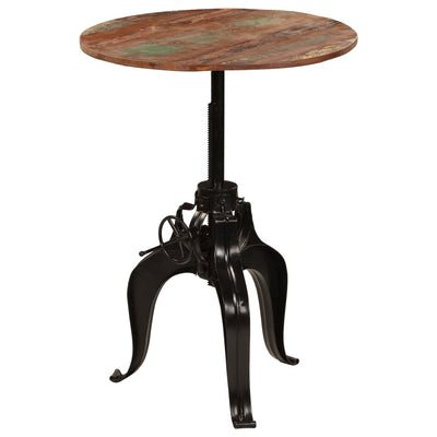 Dealsmate  Bar Table Solid Reclaimed Wood 75x(76-110) cm