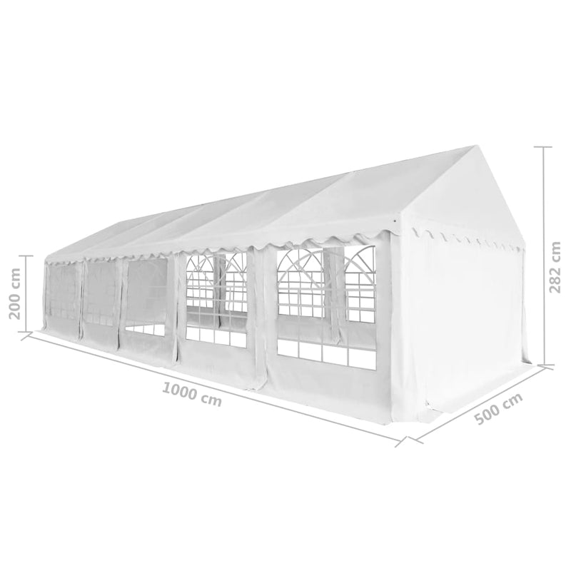 Dealsmate  Tent Fabric 5x10 m White