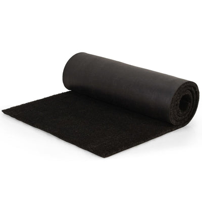 Dealsmate  Doormat Coir 17 mm 100x300 cm Black
