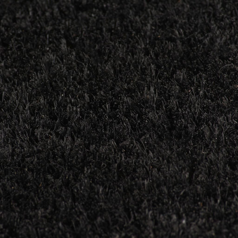 Dealsmate  Doormat Coir 24 mm 100x300 cm Black