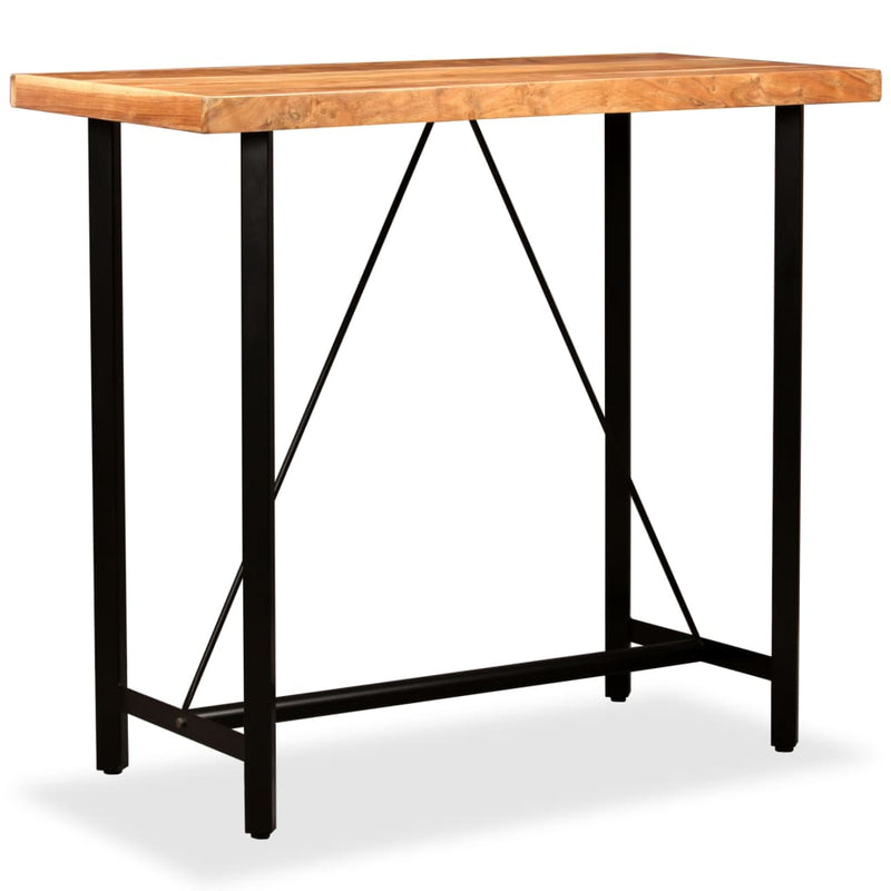 Dealsmate  Bar Table 120x60x107 cm Solid Acacia Wood