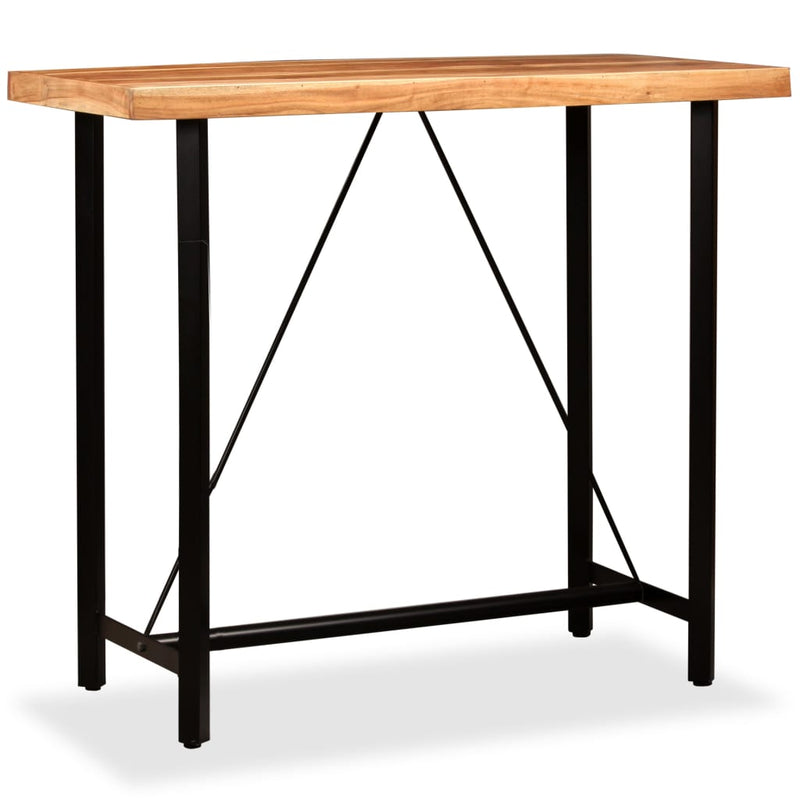 Dealsmate  Bar Table 120x60x107 cm Solid Acacia Wood