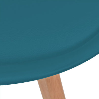 Dealsmate  Dining Chairs 6 pcs Turquoise Faux Leather