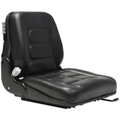 Dealsmate  Forklift & Tractor Seat with Suspension and Adjustable Backrest