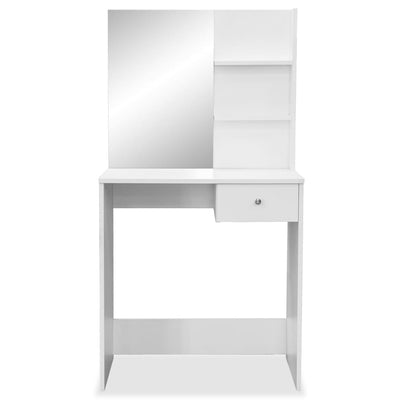 Dealsmate  Dressing Table Engineered Wood 75x40x141 cm White