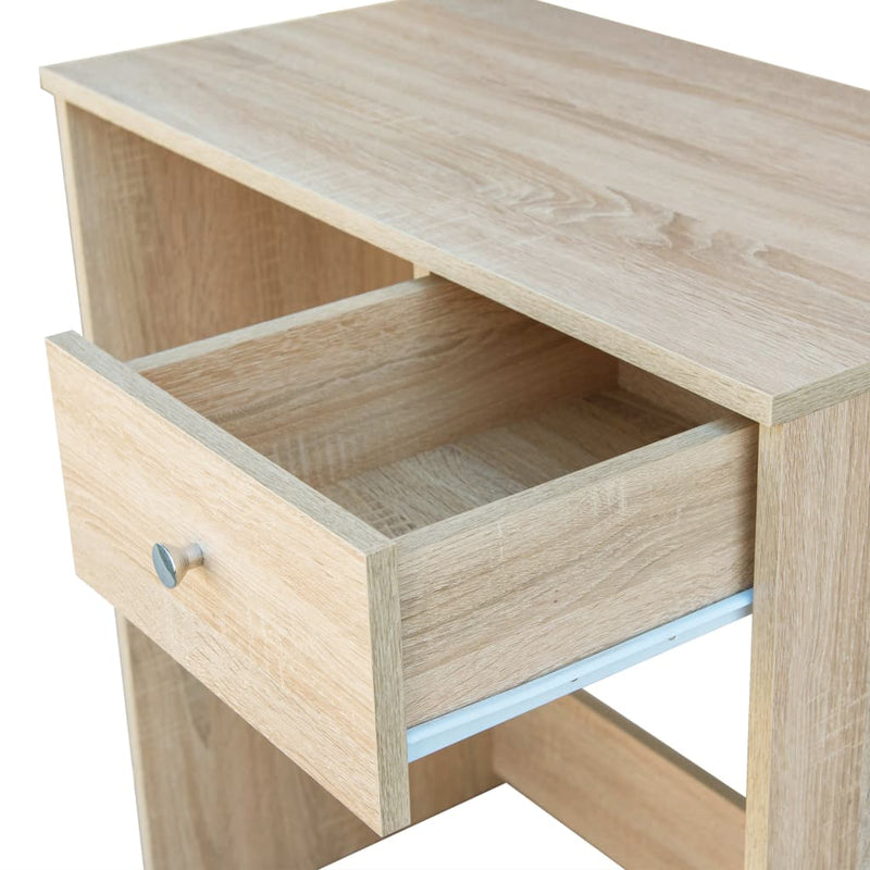 Dealsmate  Dressing Table Engineered Wood 75x40x141 cm Oak