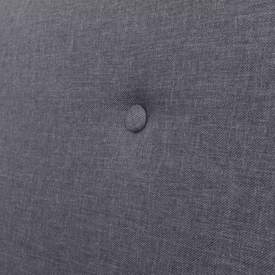 Dealsmate  Sofa Set 3 Pieces Fabric Dark Grey