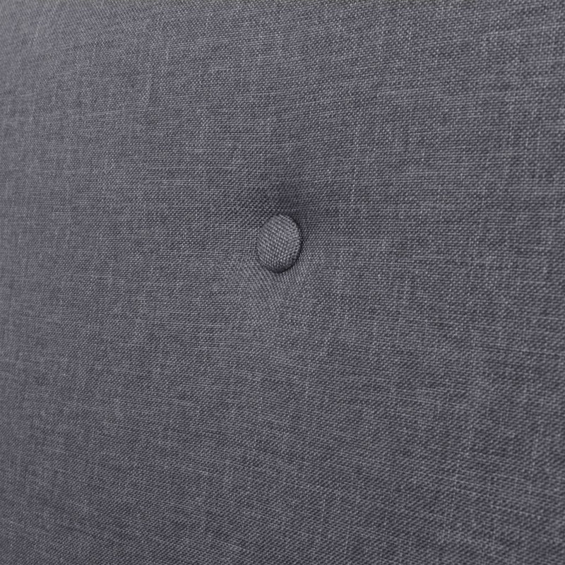 Dealsmate  Sofa Set 3 Pieces Fabric Dark Grey