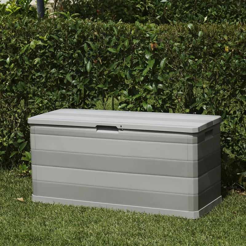 Dealsmate  Garden Storage Box Grey 117x45x56 cm