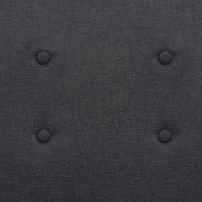 Dealsmate  Armchair Dark Grey Steel and Fabric