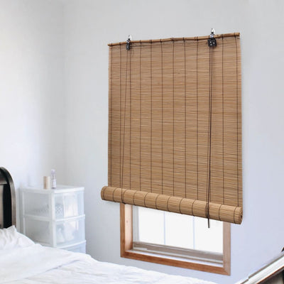 Dealsmate  Roller Blind Bamboo 100x220 cm Brown
