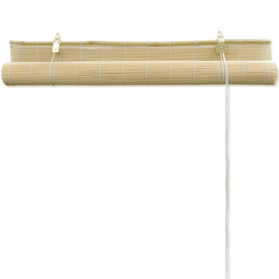 Dealsmate  Roller Blind Bamboo 100x220 cm Natural