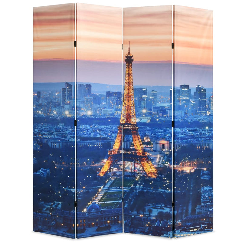 Dealsmate  Folding Room Divider 160x180 cm Paris by Night