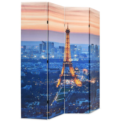 Dealsmate  Folding Room Divider 160x180 cm Paris by Night