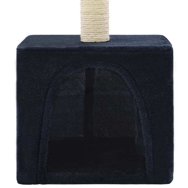 Dealsmate  Cat Tree with Sisal Scratching Post 55 cm Dark Blue