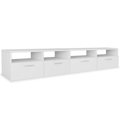 Dealsmate  TV Cabinets 2 pcs Engineered Wood 95x35x36 cm White