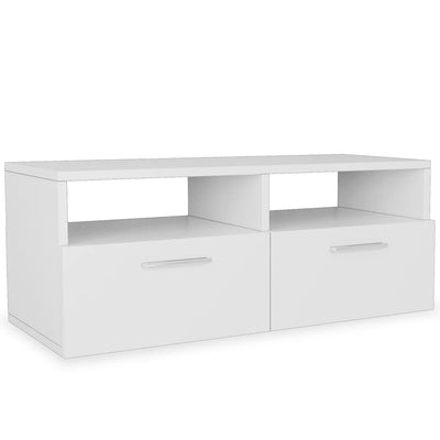Dealsmate  TV Cabinets 2 pcs Engineered Wood 95x35x36 cm White
