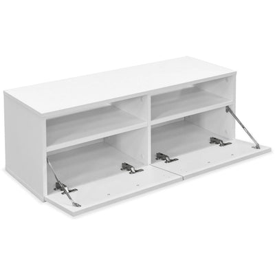 Dealsmate  TV Cabinets 2 pcs Engineered Wood 95x35x36 cm White
