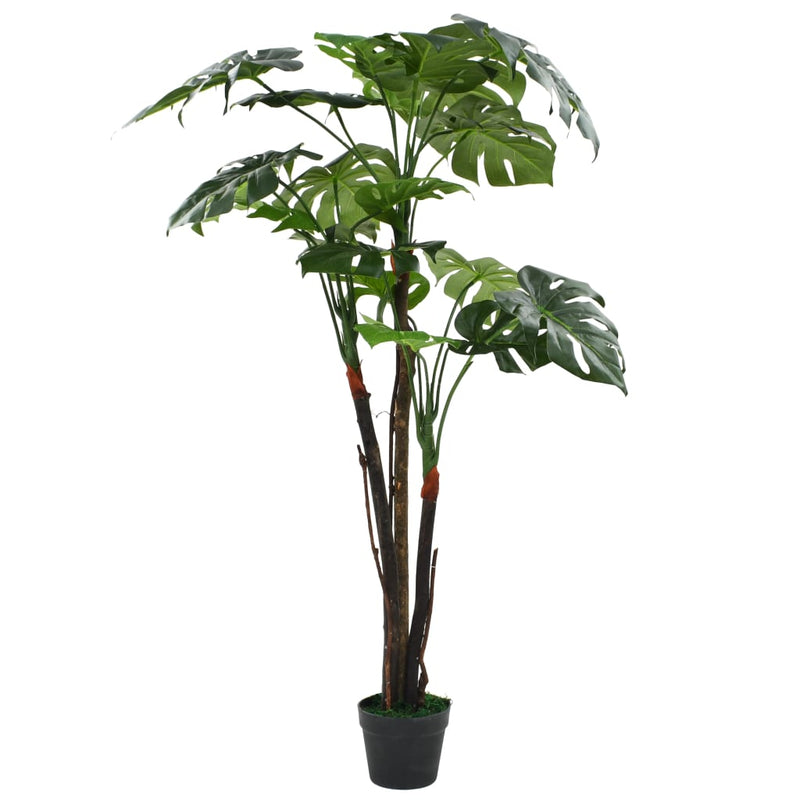 Dealsmate  Artificial Monstera Plant with Pot 130 cm Green